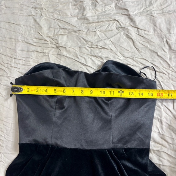 Juicy Couture Strapless Dress with Built-In Corset in Black - Picture 12 of 14